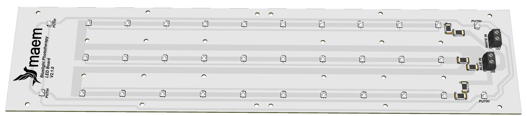Bluelight LED board