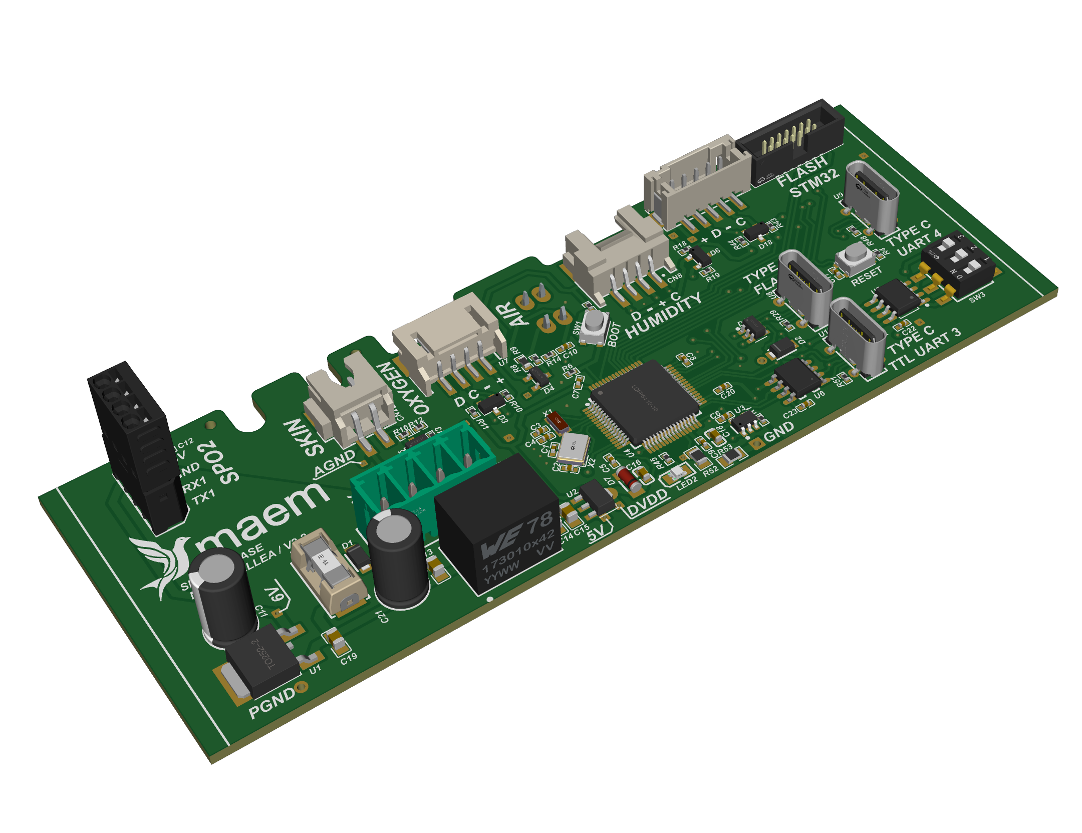 Incubator sensor board V2.2